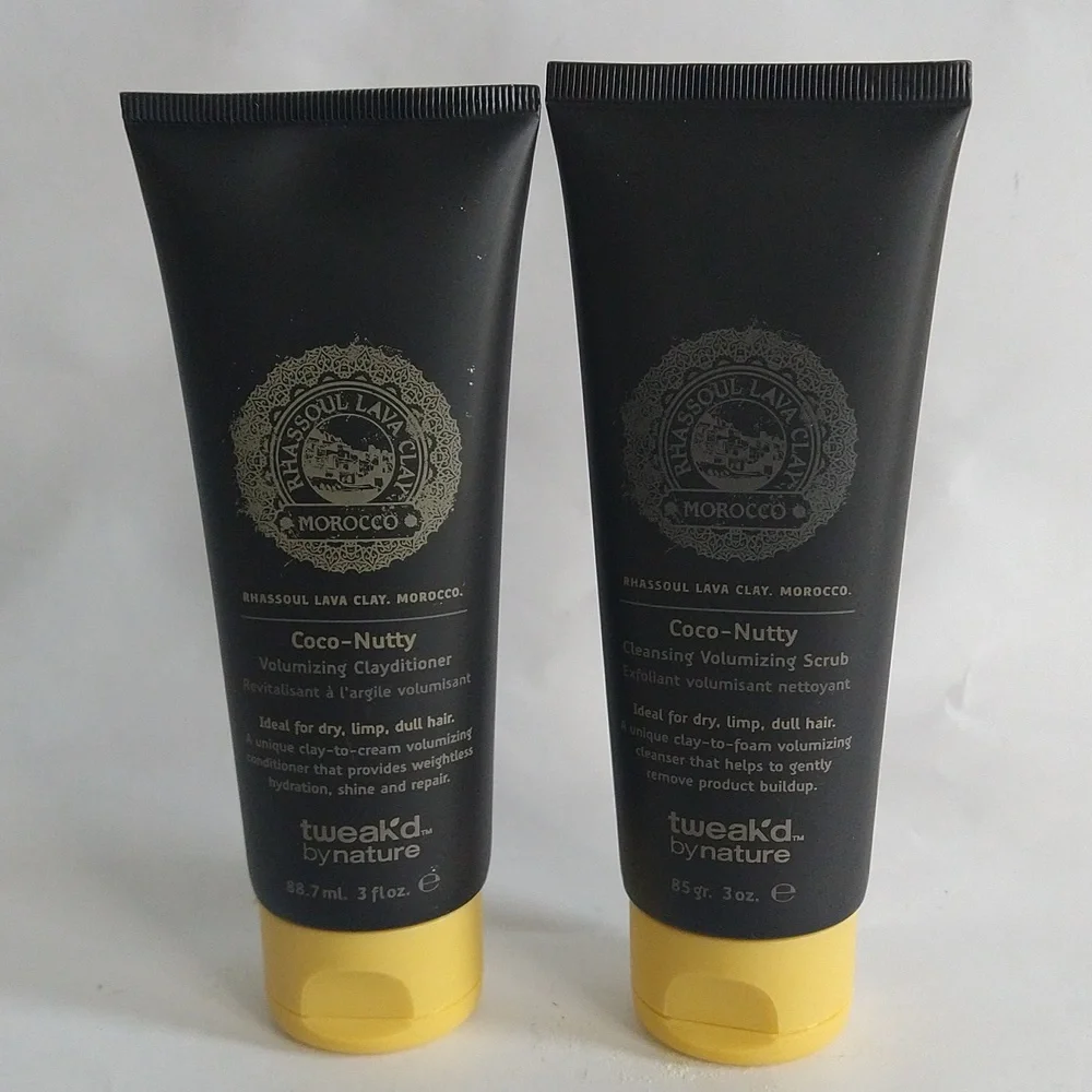 Tweak'd by Nature Coco Nutty Cleansing Volumizing Scrub x 2
